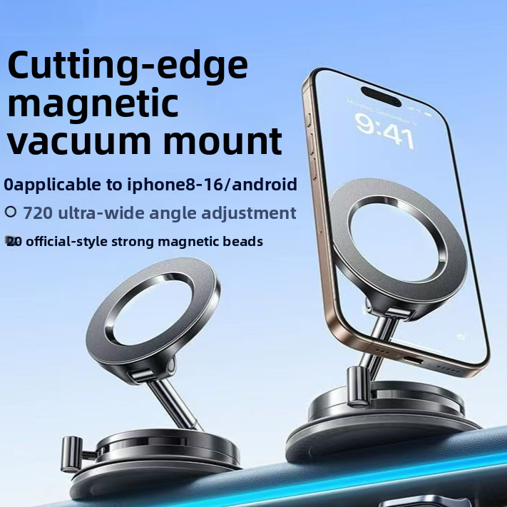 Car Phone Holder Suction Cup Mount with 360 Rotation