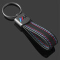 M Three-Color Sports Logo Metal Keychain Car Accessory