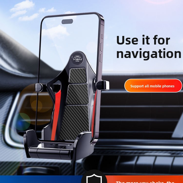 Racing Style Car Air Vent Phone Mount Bracket