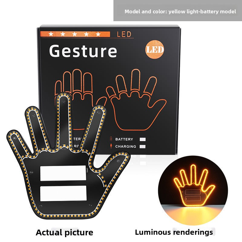 Multifunction Car Gesture Warning Light
