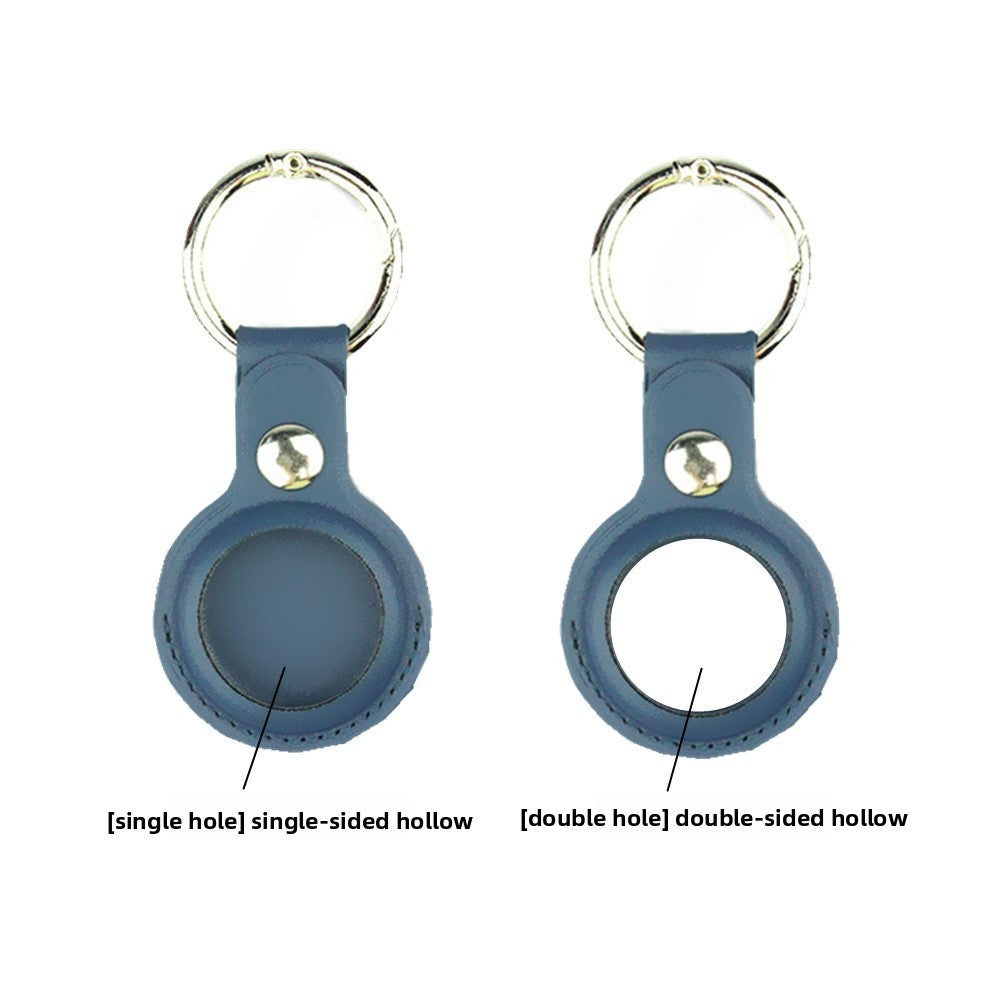Airtag Leather Protective Case with Keychain