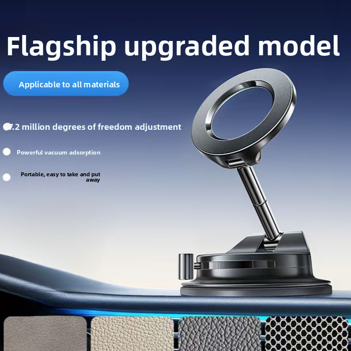 Car Phone Holder Suction Cup Mount with 360 Rotation