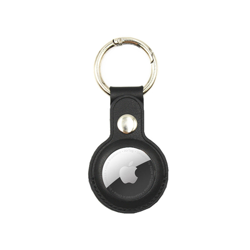 Airtag Leather Protective Case with Keychain