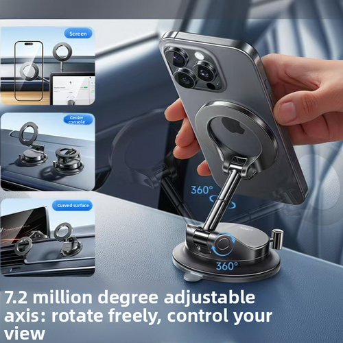 Car Phone Holder Suction Cup Mount with 360 Rotation