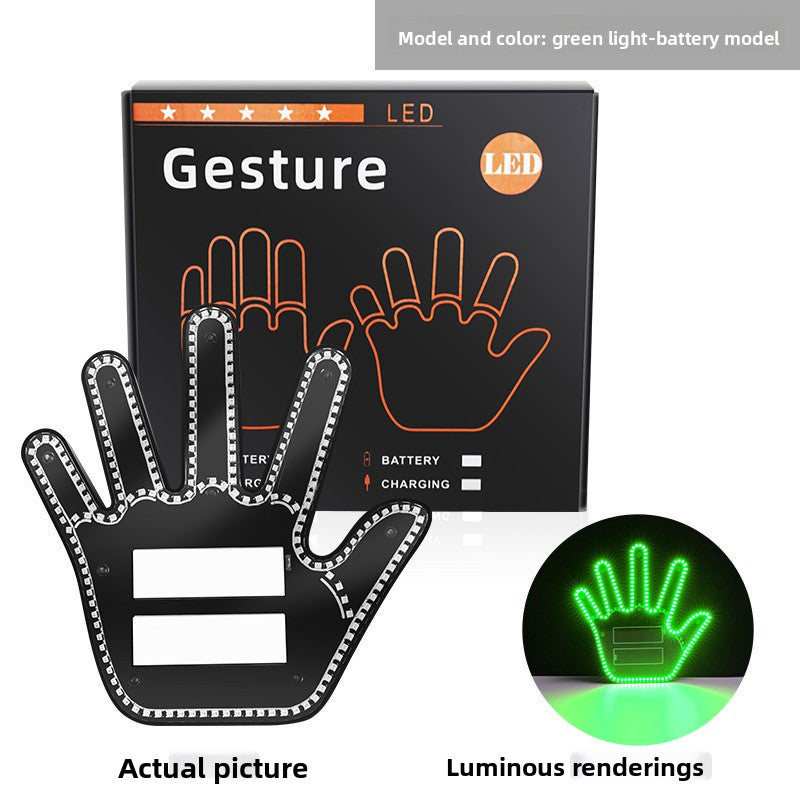 Multifunction Car Gesture Warning Light