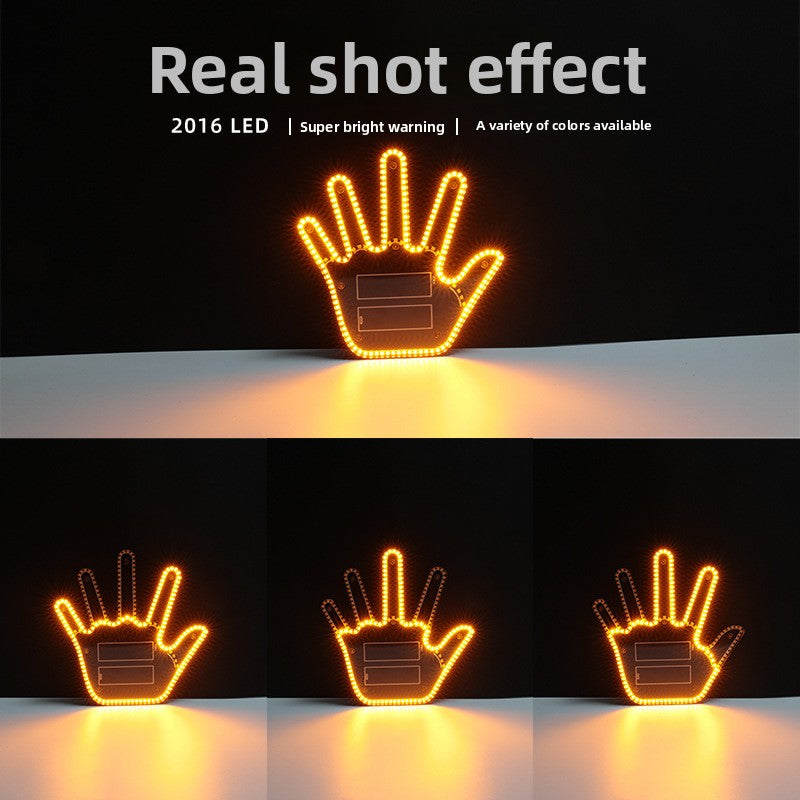 Multifunction Car Gesture Warning Light