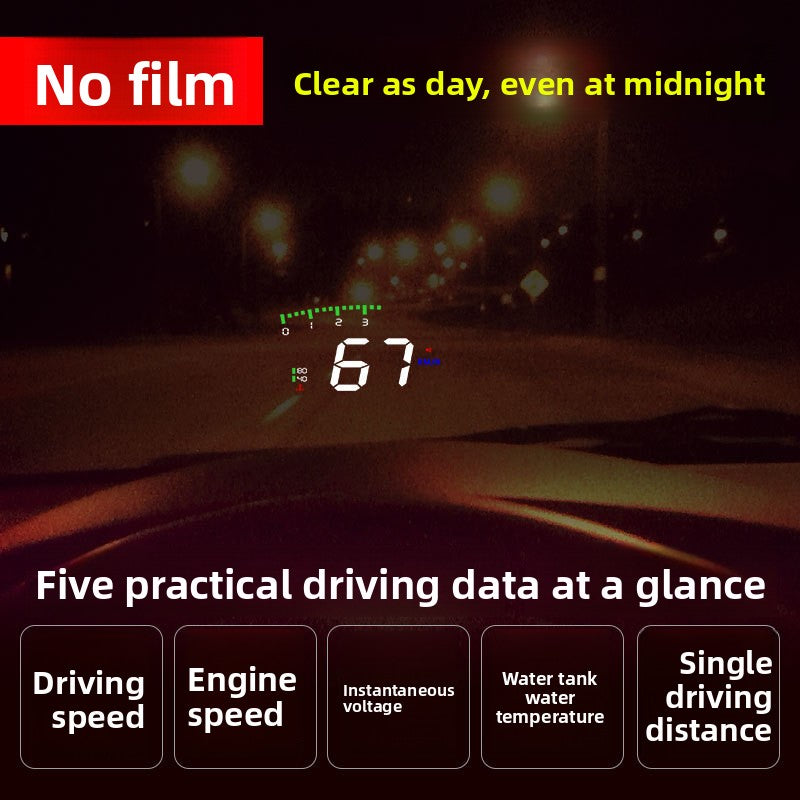 car head-up display speed