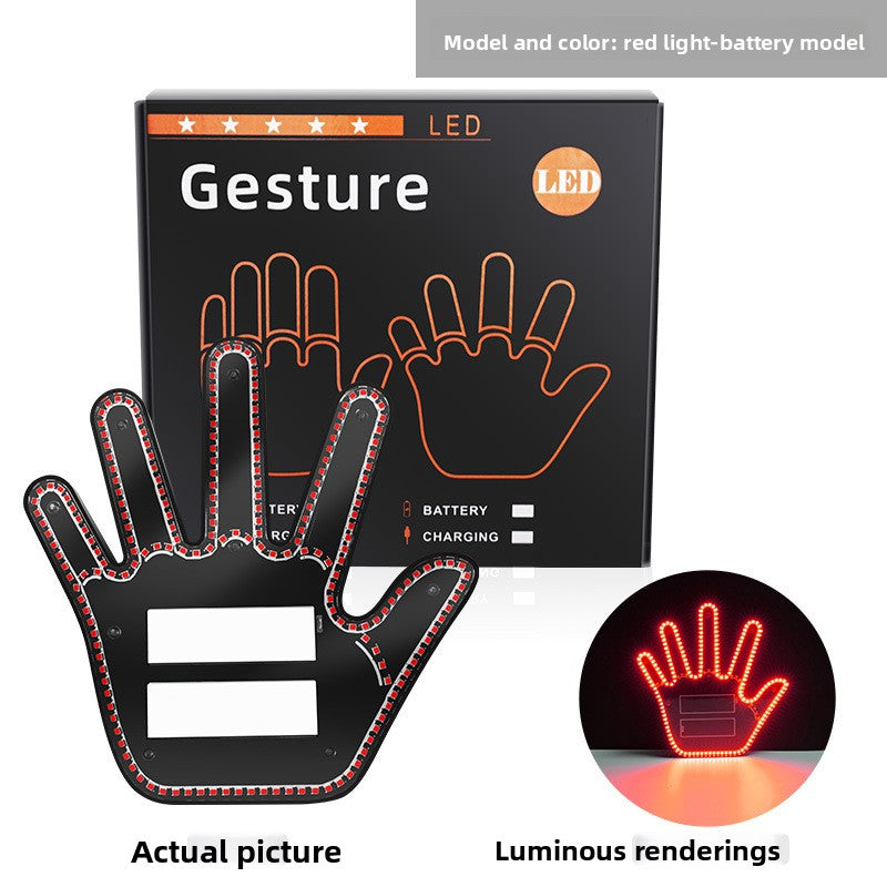 Multifunction Car Gesture Warning Light